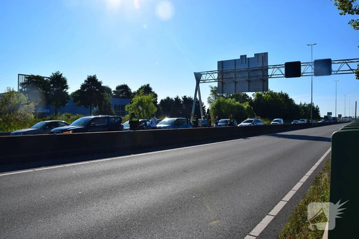 Gewonde bij kettingbotsing op snelweg