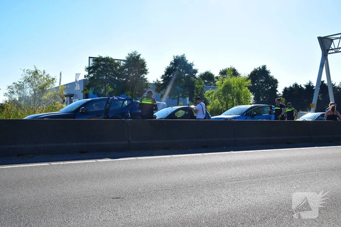 Gewonde bij kettingbotsing op snelweg