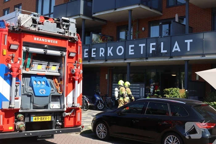 Brandweer ingezet voor brand op balkon