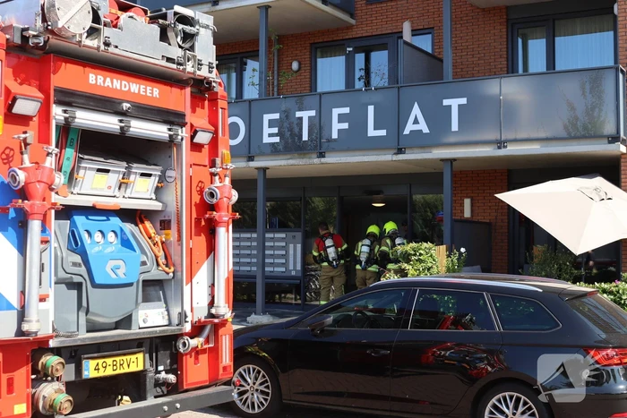 Brandweer ingezet voor brand op balkon