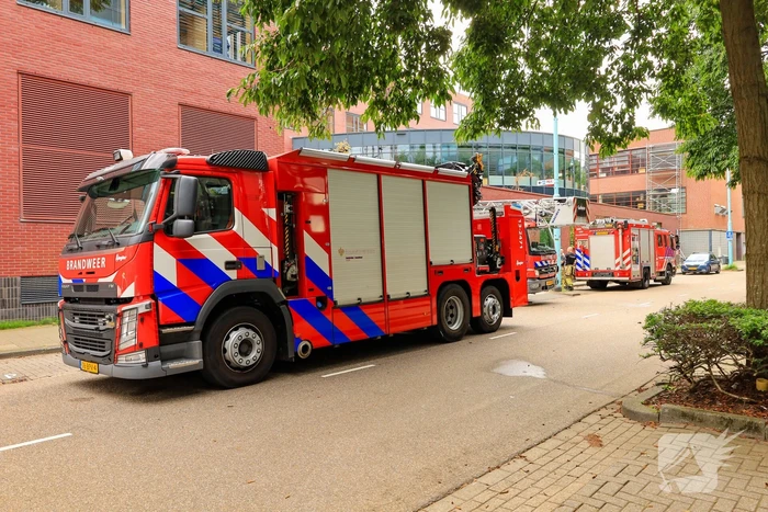 Brand in parkeergarage MBO College Westpoort