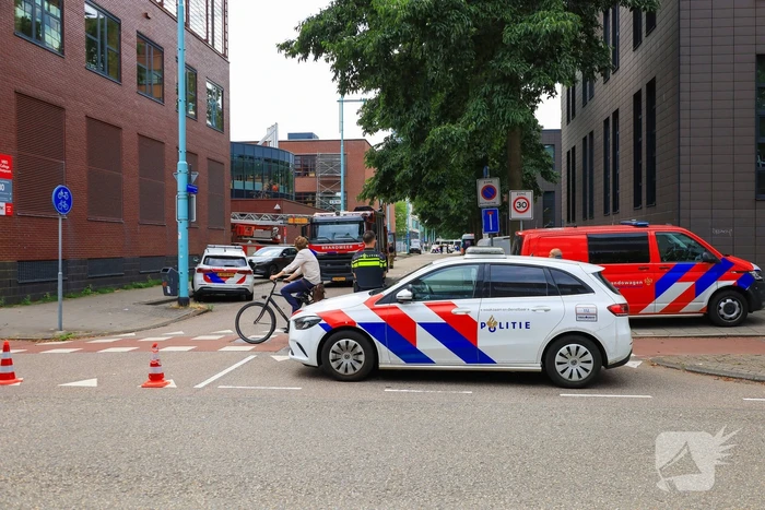 Brand in parkeergarage MBO College Westpoort