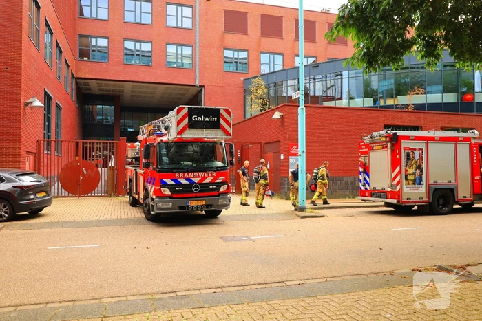 Brand in parkeergarage MBO College Westpoort