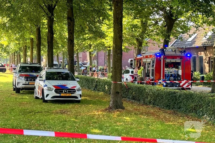 Veel rookontwikkeling bij brand in schuur