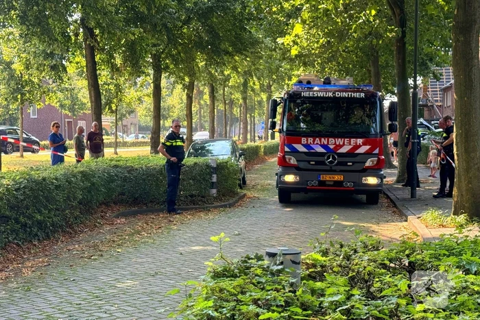 Veel rookontwikkeling bij brand in schuur