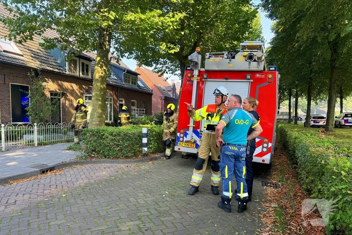 Veel rookontwikkeling bij brand in schuur