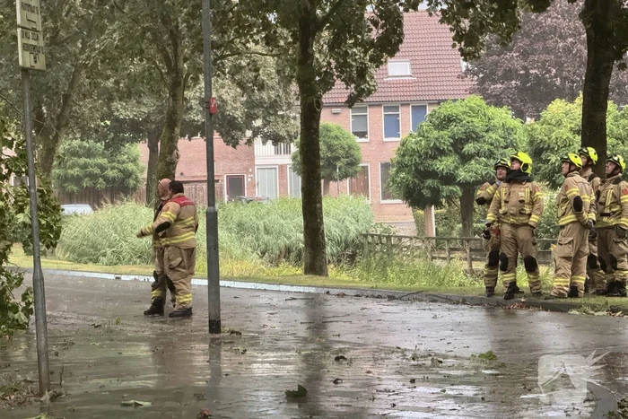 Brandweer druk met stormschade