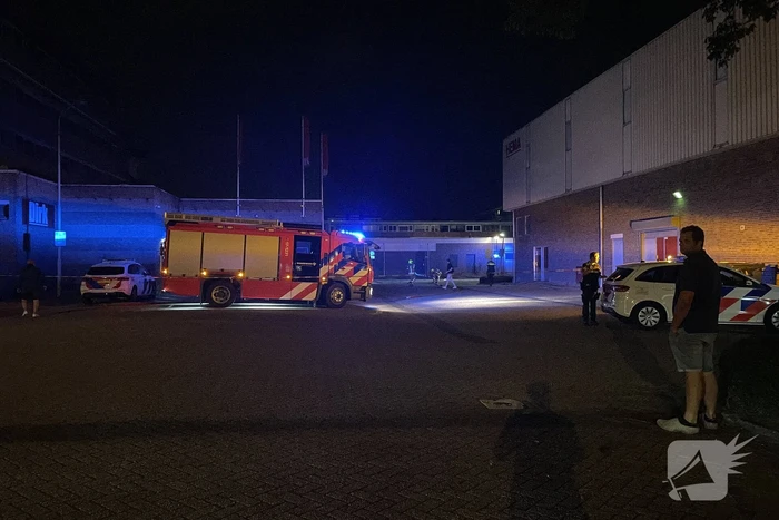 Grote brand in winkel