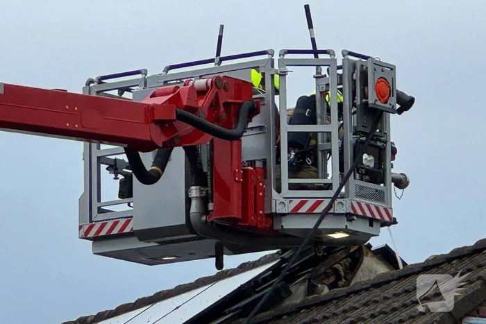 Veel rook bij brand in woning