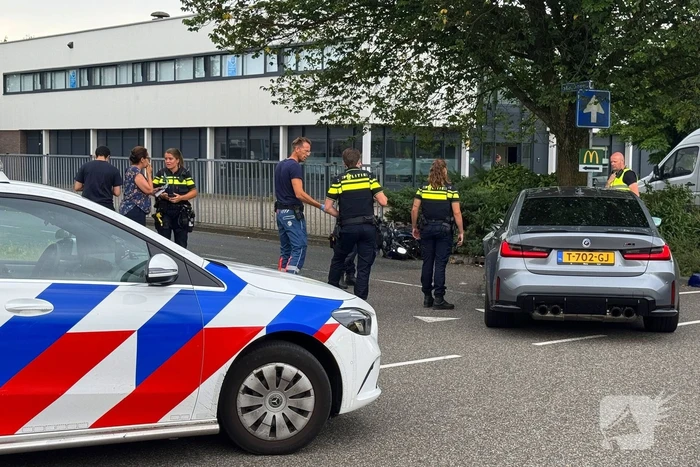 Motorrijder gewond na ongeval met personenauto
