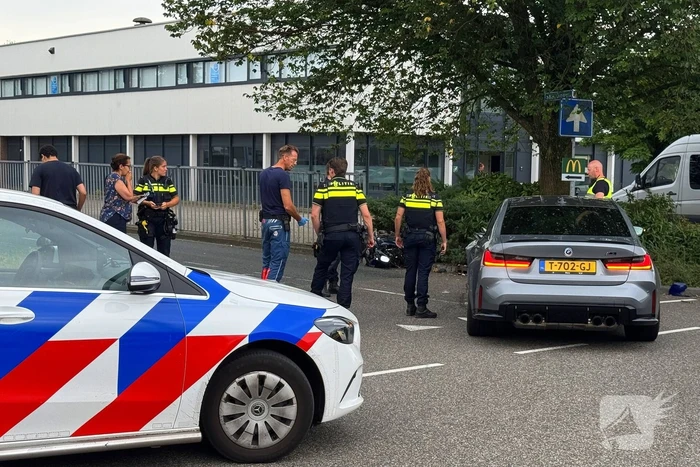 Motorrijder gewond na ongeval met personenauto