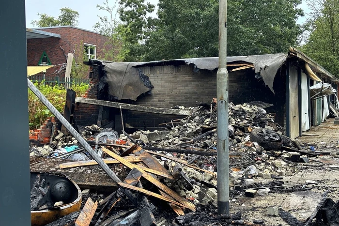 Grote ravage nadat meerdere garageboxen in band stonden