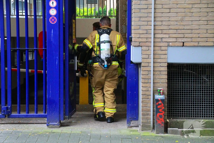 Gaslekkage in parkeergarage