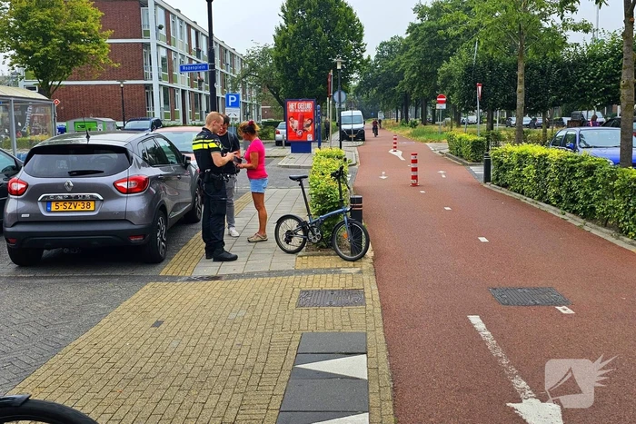 Fietser geschept op oversteekplaats