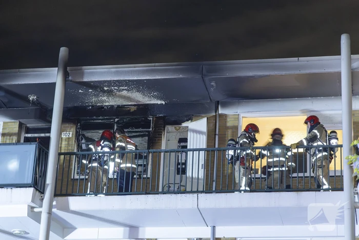 Felle uitslaande brand in appartement