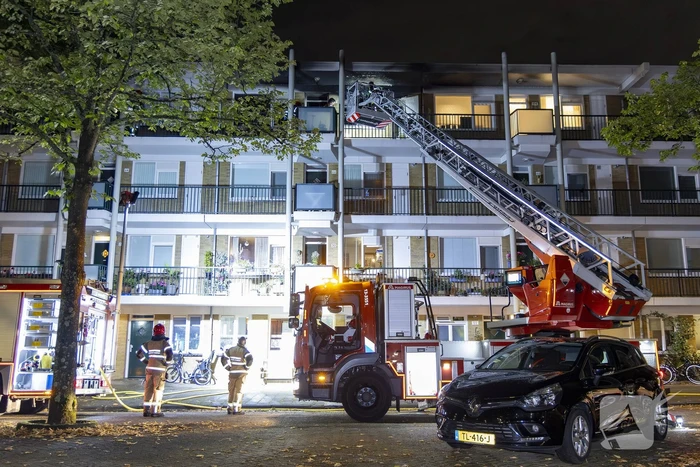Felle uitslaande brand in appartement
