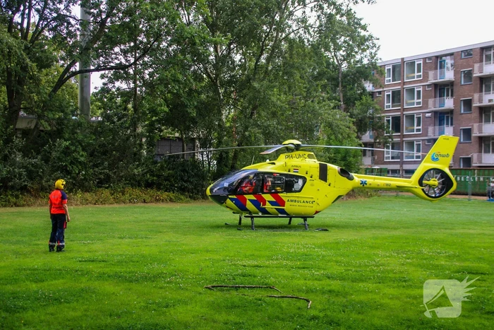 Traumahelikopter geland voor incident met kind