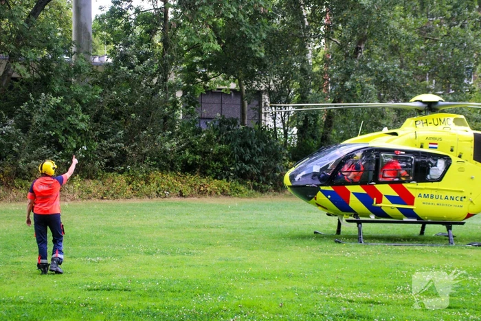 Traumahelikopter geland voor incident met kind