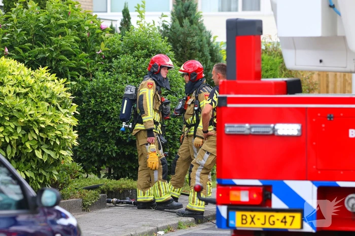Woning vol rook door brand