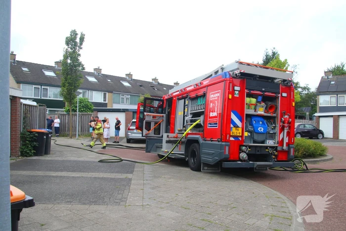 Woning vol rook door brand