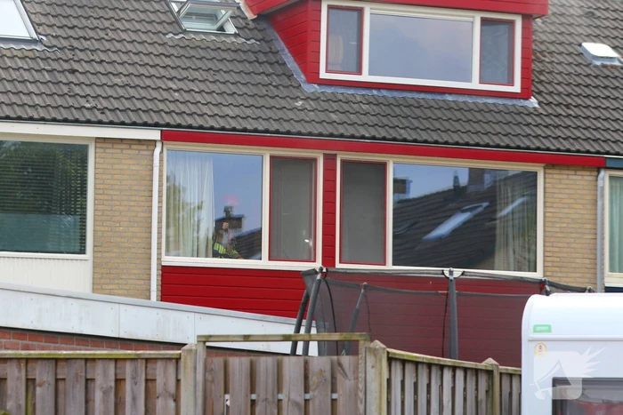 Woning vol rook door brand