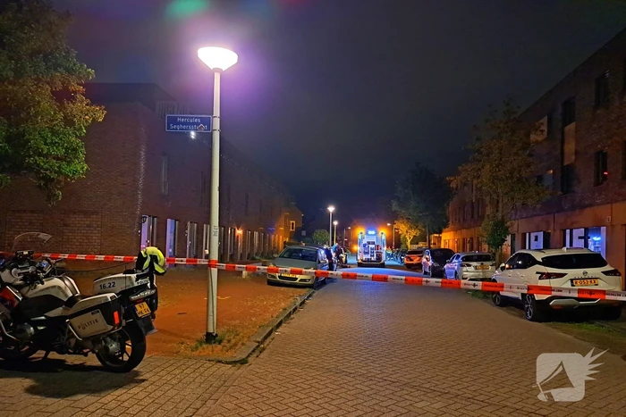 Straat afgesloten na ongeval