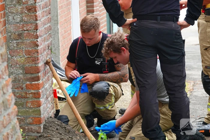 Brandweer helpt politie in zoektocht naar telefoon in riool na inval wietkwekerij