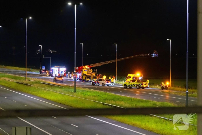 ongeval rijksweg a7 l 10,7 wijdewormer