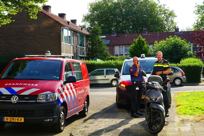 Flat zonder water door gescheurde waterleiding