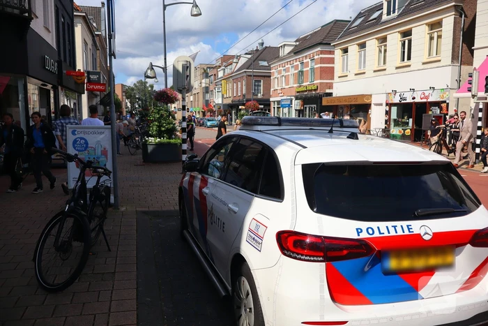 Persoon omgevallen van fiets