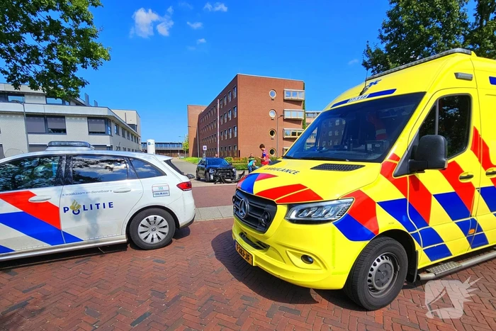 Lesmotor betrokken bij verkeersongeval