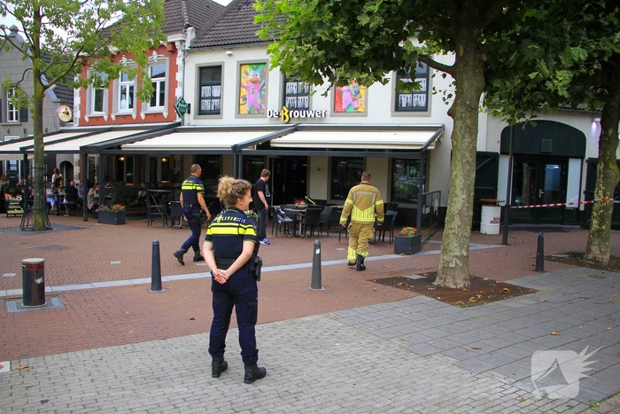 Brandweer onderzoekt gaslucht in café