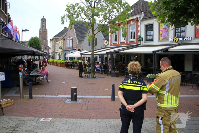 Brandweer onderzoekt gaslucht in café