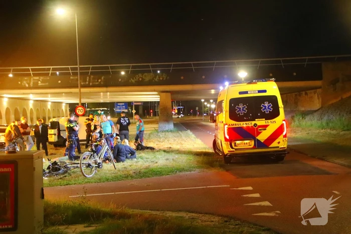 Meerdere fietsers gewond bij botsing met auto
