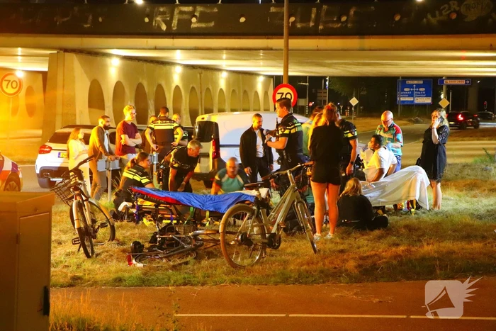 Meerdere fietsers gewond bij botsing met auto