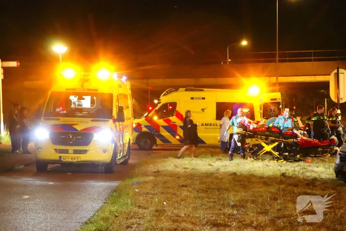 Meerdere fietsers gewond bij botsing met auto