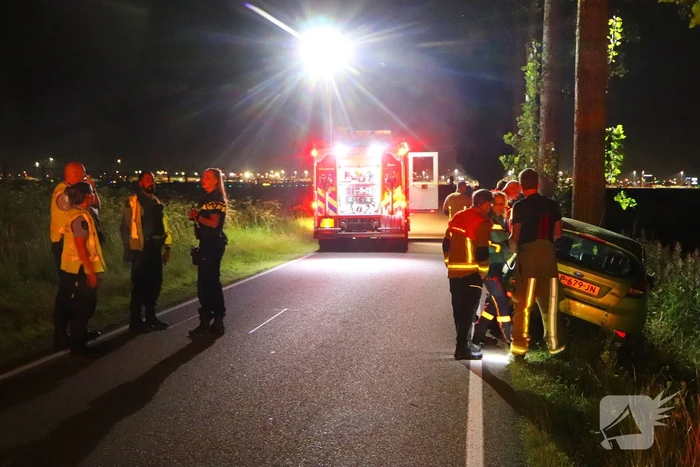 Gecrashte auto aangetroffen bestuurder spoorloos