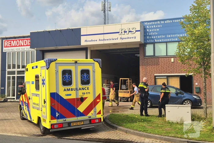 Persoon gewond bij ongeval in bedrijfspand