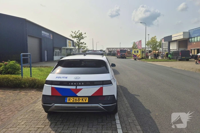 Persoon gewond bij ongeval in bedrijfspand