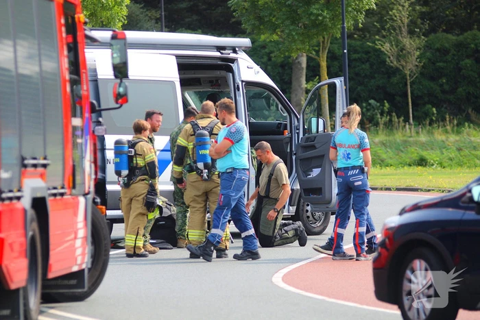 Hulpdiensten ingezet vanwege verdacht pakketje op bedrijventerrein
