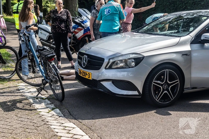 Fietser gewond bij aanrijding met auto