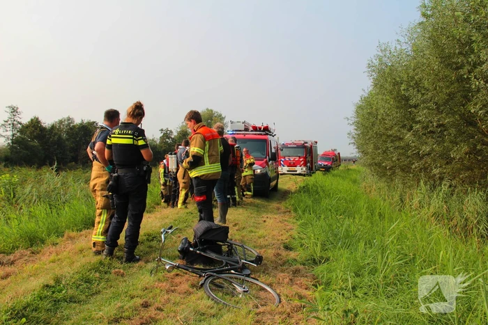 Achtergelaten fiets zorgt voor grote inzet hulpdiensten