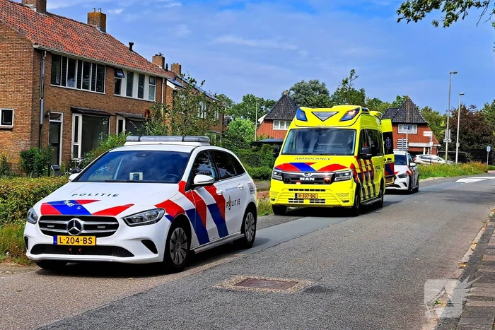 Fietser raakt gewond na ongeval op fietspad