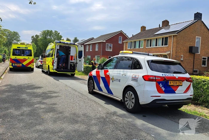 Fietser raakt gewond na ongeval op fietspad
