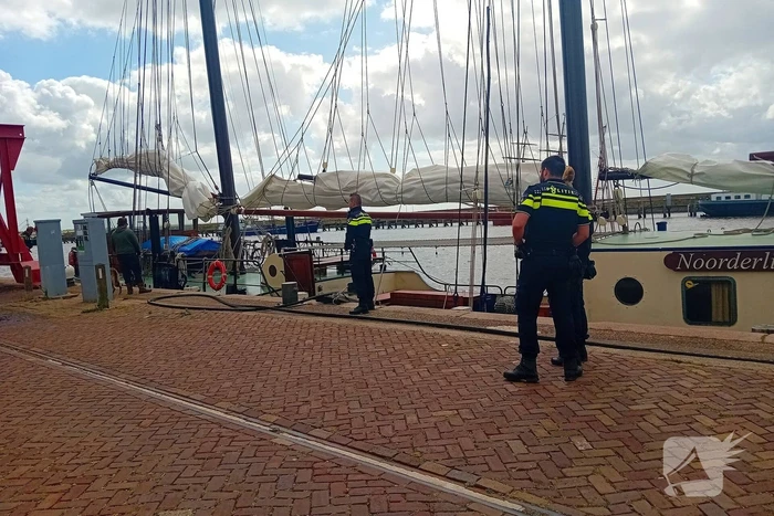 Brand in machinekamer bij boot