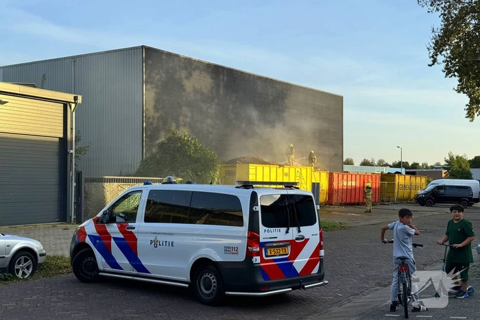 Vuilcontainers in brand, brandstichting niet uitgesloten