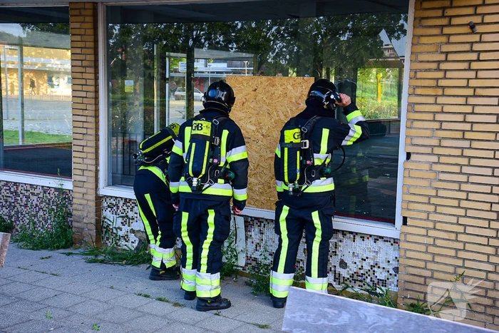 Gaslek in leegstaand winkelpand leidt tot ontruiming