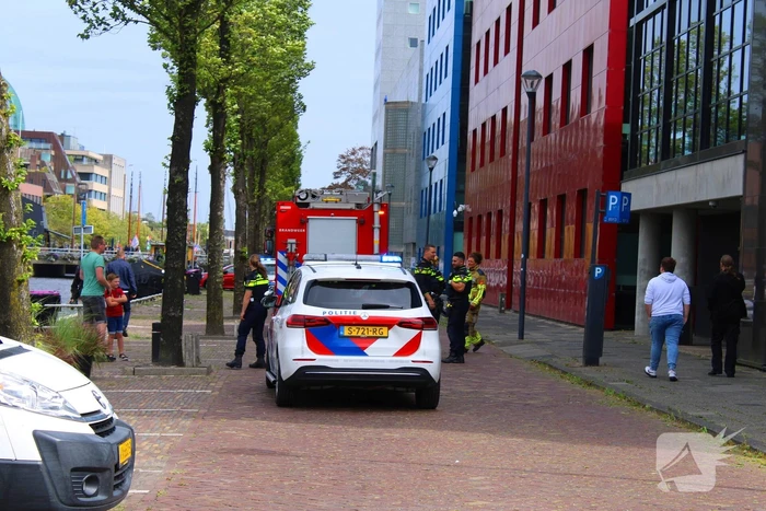 Kantoorpand ontruimd vanwege mogelijke brand