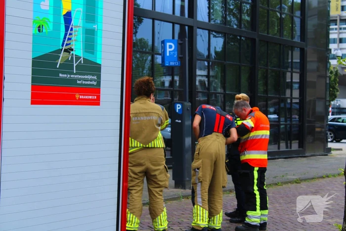 Kantoorpand ontruimd vanwege mogelijke brand