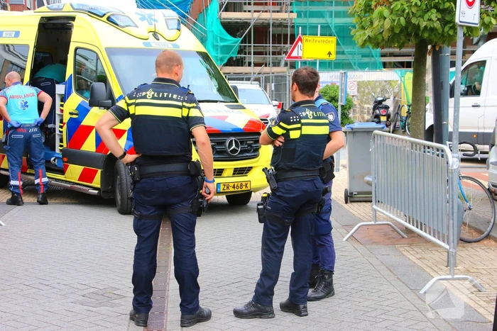 Scootmobielbestuurder belandt onder scootmobiel